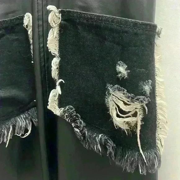 Vegan Leather Dress Zara - Picture 3 of 4